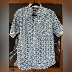 Men’s Graham and Co. Slim fit floral and Paisley Button Down size large
